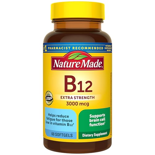 Nature Made Vitamin B12 Extra Strength 3000 mcg Softgels, 60 - Product Imagery