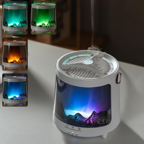 Nursery Humidifier Aromatherapy Diffuser 300ml 7 Color LED Quiet - Product Imagery