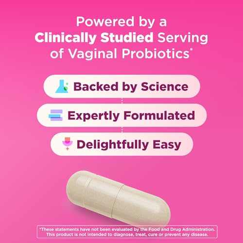 OLLY Happy Hoo-Ha Capsule, Vaginal Probiotics for Women - 25 - Product Imagery