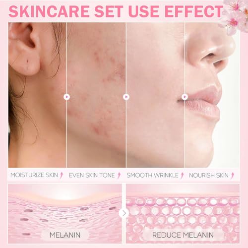 Sakura Skin Care Set for Kids & Teens Girls,15PCS Girls Daily - Product Imagery