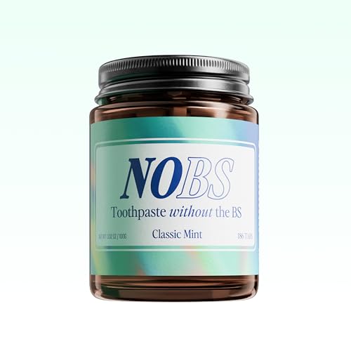 NOBS (No Bad Stuff) Toothpaste Tablets - Nano Hydroxyapatite, - Product Imagery