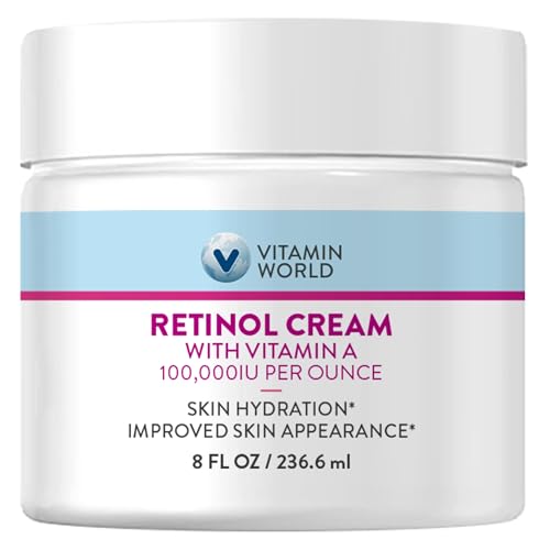 Vitamin World Retinol Cream with Vitamin A 100,000IU, Face - Product Imagery