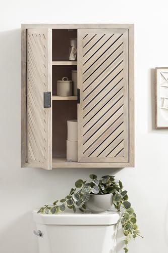 Kate and Laurel Mezzeta Decorative Coastal Two-Door Floating - Product Imagery