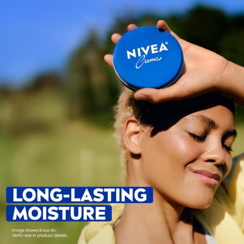 NIVEA Creme Body, Face and Hand Moisturizing Cream, 13.5 Oz Tin - Product Imagery