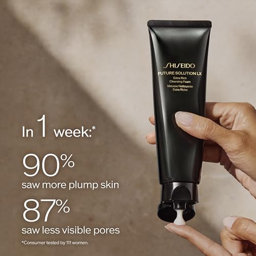 Shiseido Future Solution LX Extra Rich Cleansing Foam - 125 mL - - Product Imagery
