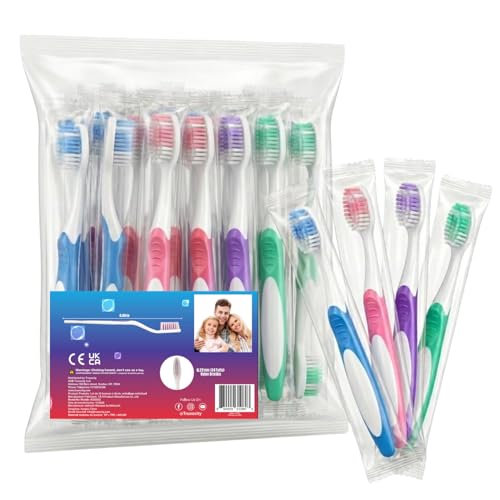 Trueocity 30 Pack Individually Wrapped Toothbrushes - Medium - Product Imagery
