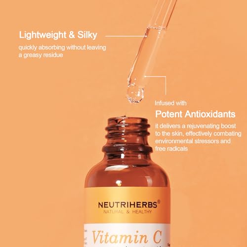 NEUTRIHERBS Vitamin C Serum with Hyaluronic Acid Brighten Firm - Product Imagery