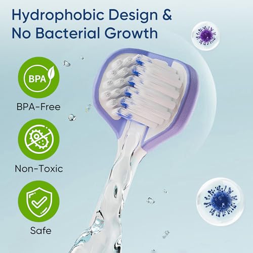 EASICUTI Soft Toddler Toothbrushes, Efficient 3 Sided - Product Imagery