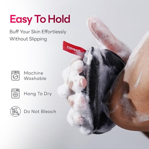 Caveem Exfoliating Body Scrubber, Bath and Body Scrub Buffer, - Product Imagery