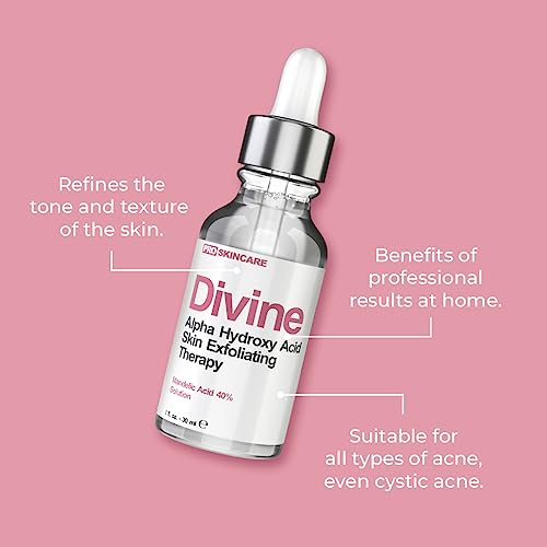 Mandelic Acid Clearing Serum for Acne Scars, Folliculitis, Aging - Product Imagery