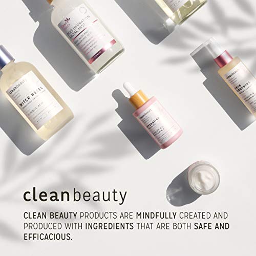 Clean Beauty Hydrating Rose Petal Facial Oil with Rosehip Oil & - Product Imagery