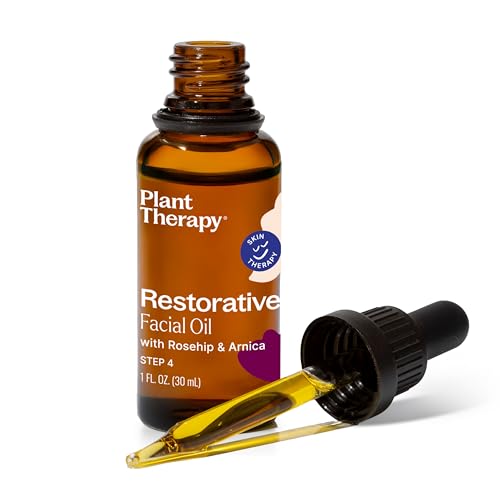 Plant Therapy Restorative Facial Oil with Rosehip & Arnica 1 oz - Product Imagery