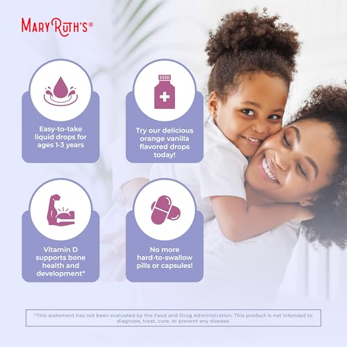 MaryRuth's Organic Toddler Multivitamin Drops,Vegan,Sugar - Product Imagery