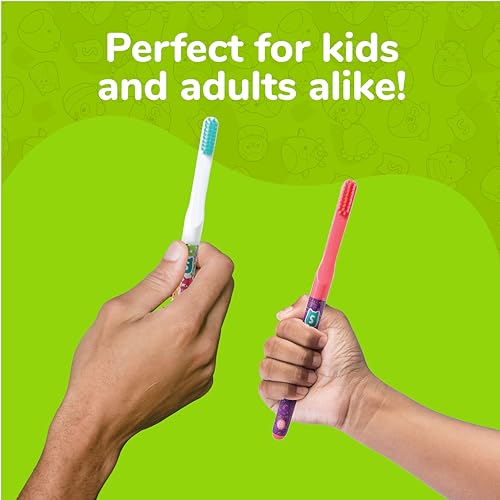 Brush Buddies Squishmallows Assorted Manual Toothbrushes, Soft - Product Imagery