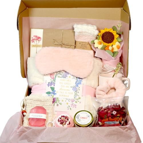 GOLDEN SMILE Self Care Gift Basket for Women - GOLDEN SMILE Official Imagery - 1