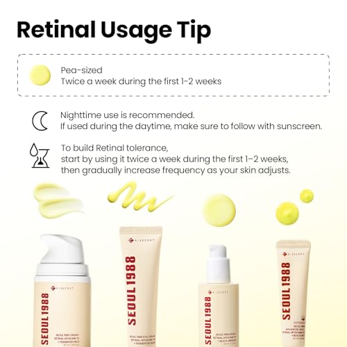 K-SECRET SEOUL1988 Retinal Eye Cream for Crow's Feet & Eye Bags, - Product Imagery