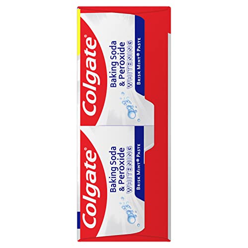 Colgate Baking Soda & Peroxide Toothpaste - Whitens Teeth, - Product Imagery
