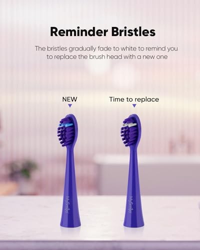 MySmile DY156 Electric Toothbrush for Adults with 3 Brush Heads - Product Imagery