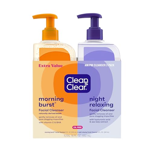 Clean & Clear 2-Pack Oil-Free Facial Cleansers with Citrus - Product Imagery