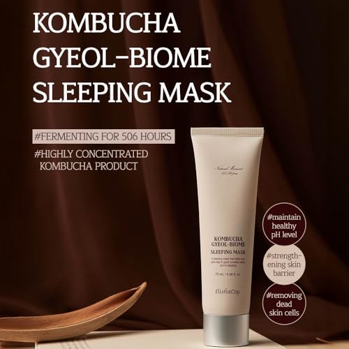 [Elishacoy] Kombucha Gyeol-Biome Sleeping Mask 70 ml / 2.37 fl - Product Imagery