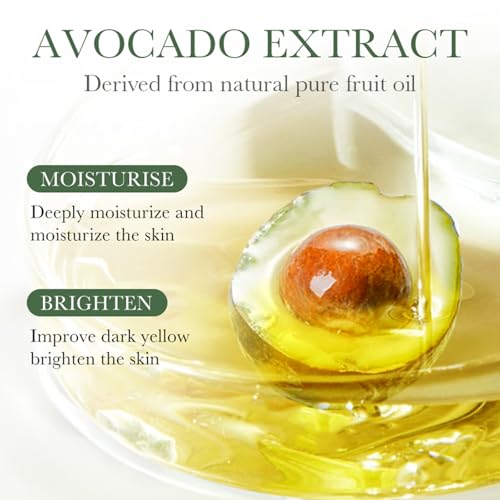 Avocado Facial Set - 6PCS, Cleansing to Lotion to Rich Cream, - Product Imagery