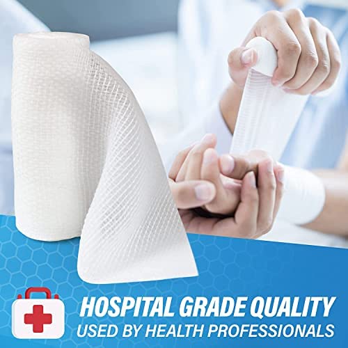 96 Gauze Bandage Rolls –Value Pack 96 Rolls - Premium First Aid - Product Imagery