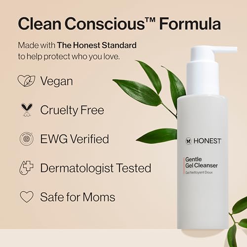 Honest Beauty Gentle Gel Daily Face Cleanser, Sensitive Skin, 5 - Product Imagery