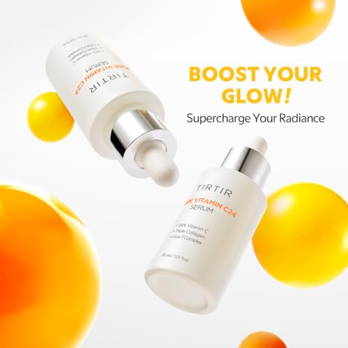 TIRTIR Pure Vitamin C 24% Face Serum – Dark Spot Remover for - Product Imagery