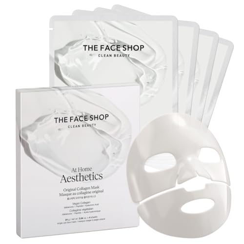 The Face Shop Original Collagen Mask, Hydrogel Face Mask, Vegan, - Product Imagery