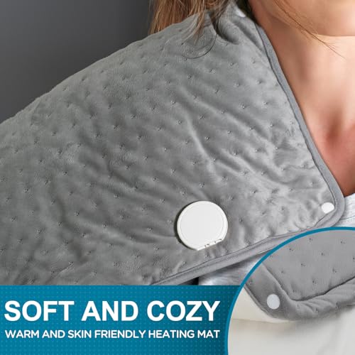 Heating Pad Extra Large 22x33 & Foot Warmer Double Sided 2 in 1, - Product Imagery