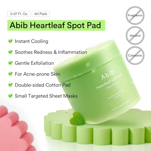 Abib Heartleaf Spot Pad Calming Touch Duo Set 160pads 10.14 fl. - Product Imagery