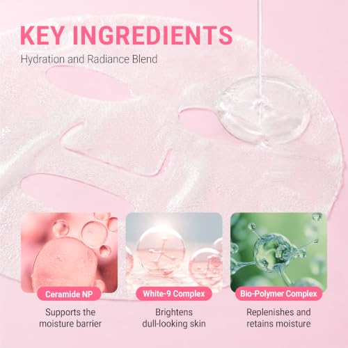 JAYJUN Intensive Shining Mask with Lavender Extract (10 Pack) - Product Imagery
