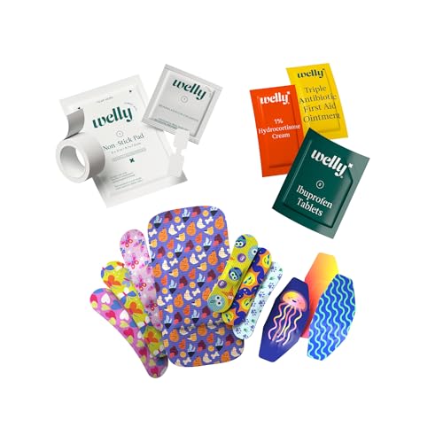 Welly First Aid Kit | FSA Eligible | Adhesive Flexible Fabric - Product Imagery