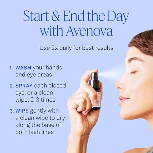 Avenova Eyelid Spray Cleanser for Lid & Lash, 20 ml Bottle - Product Imagery