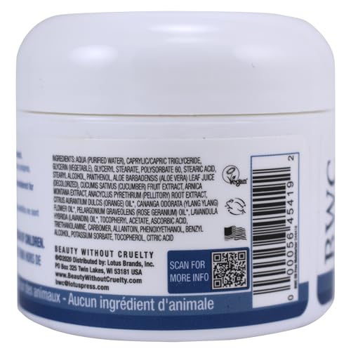 Beauty without Cruelty Facial Moisturizer Oil-Free, 2 Fluid Ounce - Product Imagery