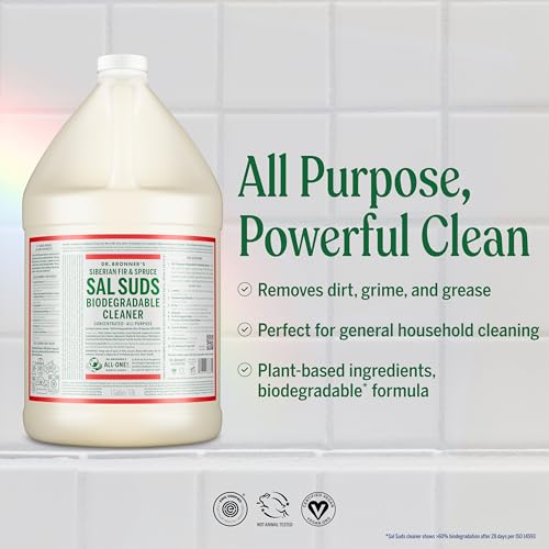 Dr. Bronner's Sal Suds All-Purpose Cleaner, Fir & Spruce Pine, 1 - Product Imagery