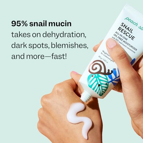 Peach Slices - Snail Rescue All-in-One Oil Free Moisturizer - Product Imagery