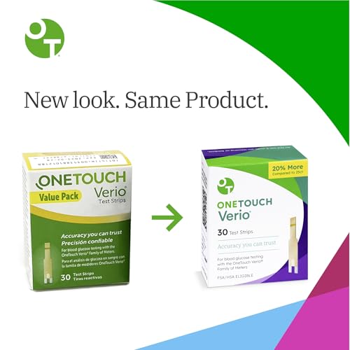 OneTouch Verio Test Strips and Delica Plus Lancets, 60 Each - Product Imagery