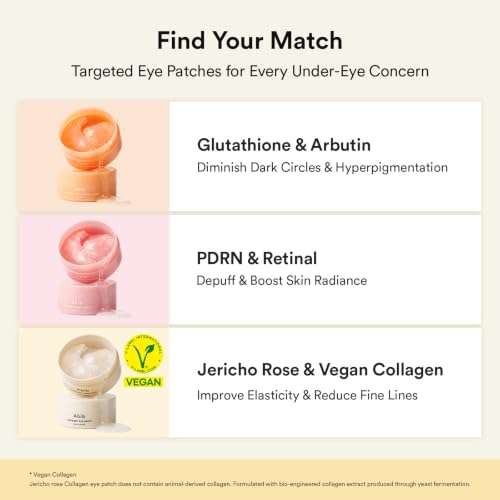 Abib Vegan Collagen Eye Patches for Wrinkles & Fine Line with - Product Imagery