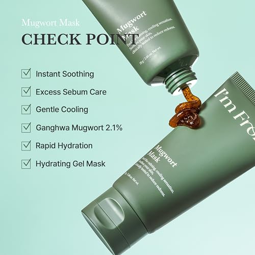 I'm from Mugwort Mask, Wash-Off Calming Face Mask with Mugwort - Product Imagery