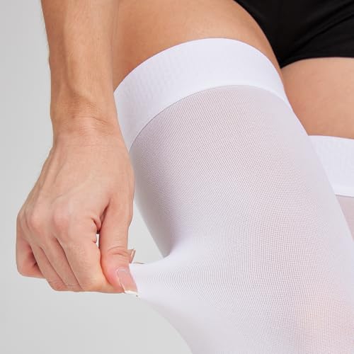 TOFLY Thigh High Medical Open Toe Compression Stockings for - Product Imagery