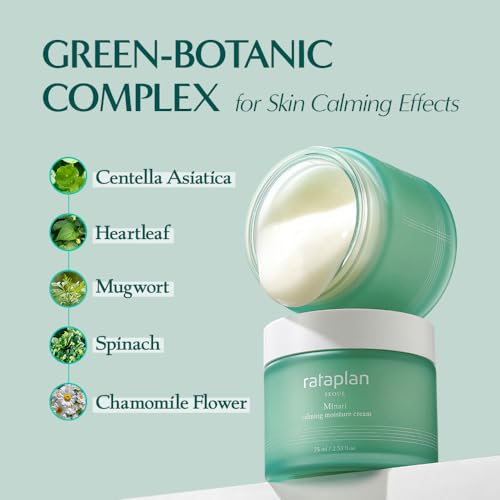 RATAPLAN Minari Calming Moisture Cream with Hyaluronic Acid, - Product Imagery