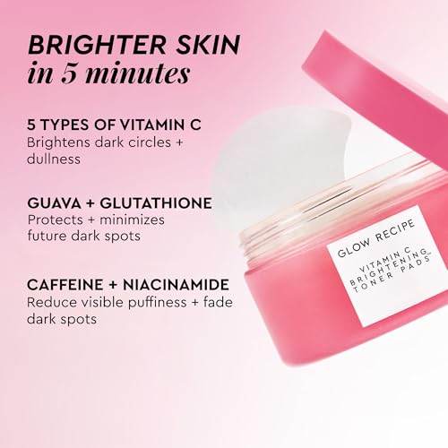 Glow Recipe Vitamin C Brightening Toner Pads - Korean Vitamin C - Product Imagery