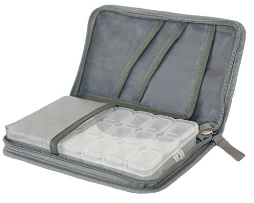 LeanTravel Bundle Compression Packing Cubes 6 Set + Pill Case - Product Imagery