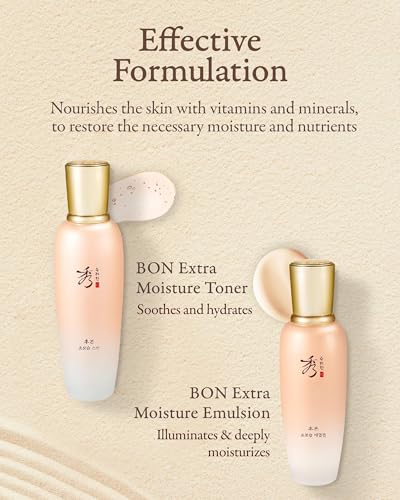 Sooryehan Bon Extra Moisture Korean Skin Care Gift Set (13.01 Fl - Product Imagery