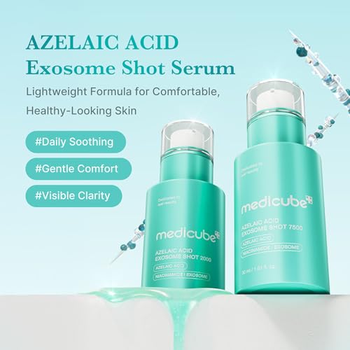 medicube Exosome Shot Azelaic Acid 7,500 PPM Spicule Facial Serum - Product Imagery