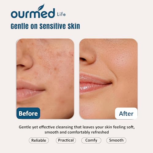 Ourmed Life Disposable Face Towels XL, Ultra Soft & Absorbent, - Product Imagery