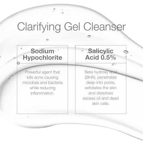 CLn® Acne Cleanser-Facial Cleanser with 0.5% Salicylic Acid to - Product Imagery
