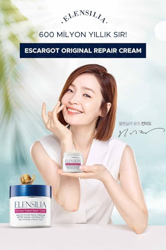 Elensilia Escargot Original Snail Repair Cream, Deep Hydration & - Product Imagery