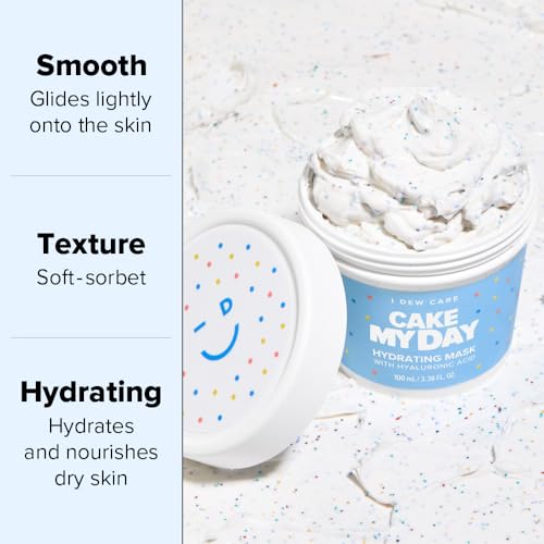 I DEW CARE Cake My Day Hydrating Wash Off Mask, Hyaluronic Acid - Product Imagery